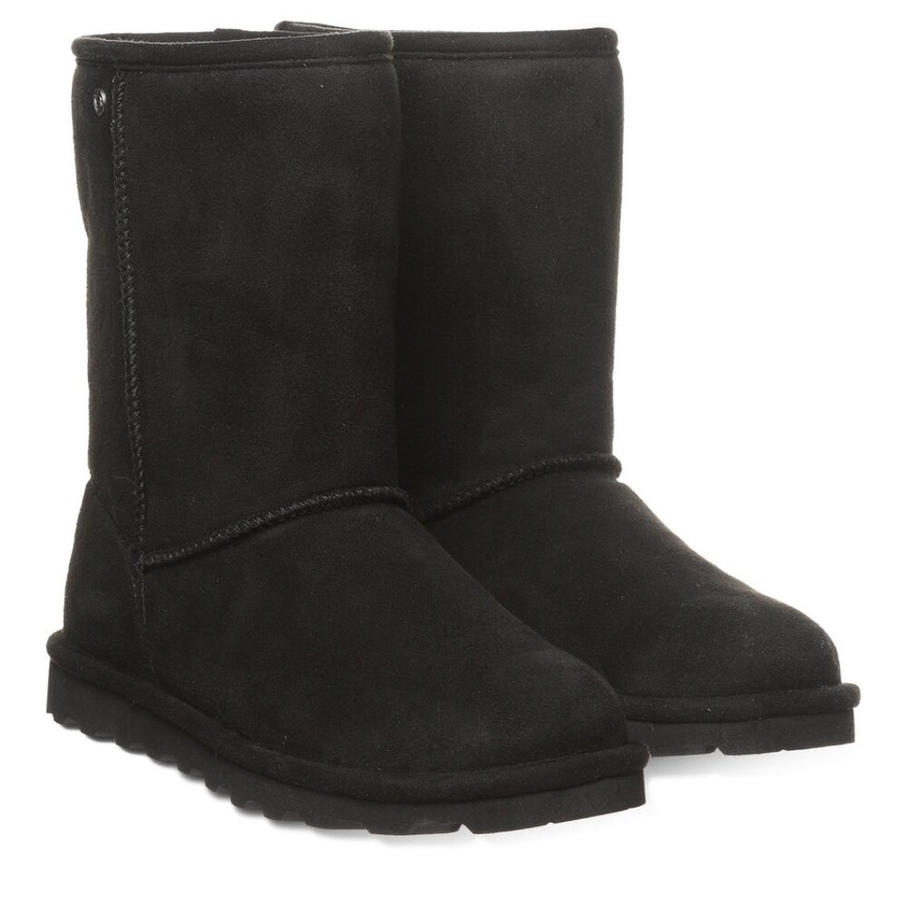 Bearpaw Elle Short Vegan Boots - Black